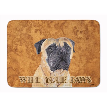 Carolines Treasures Mastiff Wipe Your Paws Machine Washable Memory Foam Mat SC9125RUG